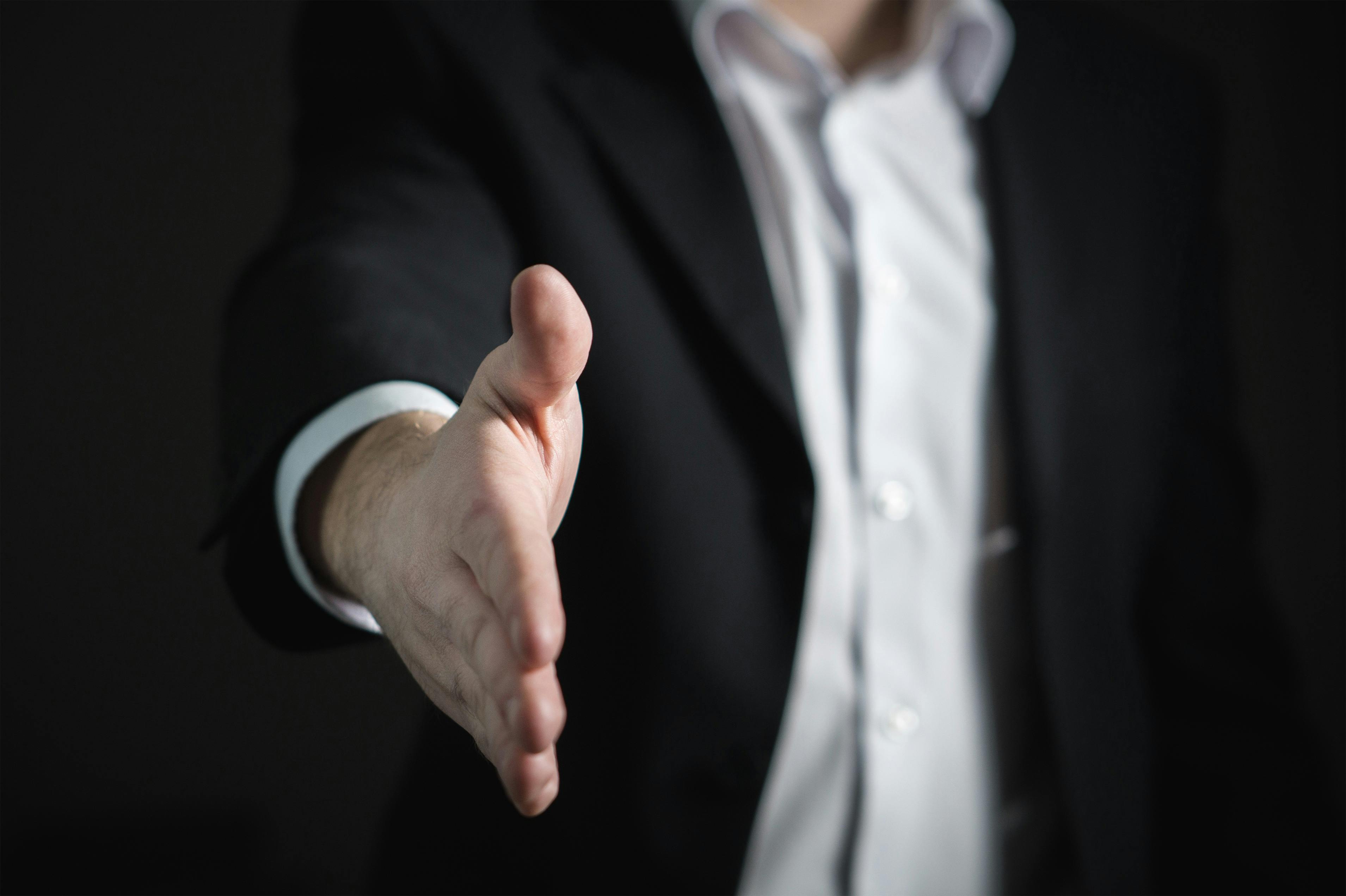 Business handshake